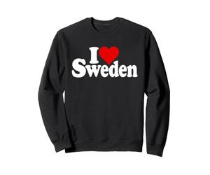 I Love Heart Suède Sverige Culture suédoise Sweatshirt