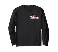 I Love Heart Taiwan Formosa Culture taïwanaise Manche Longue