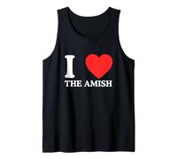 I Love Heart The Amish Funny Rural Farm - Joke Meme Débardeur
