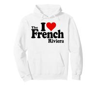 I Love Heart The French Riviera Côte d'Azur Nice Monaco Sweat à Capuche