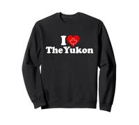 I Love Heart The Yukon Territoire Canada Sweatshirt
