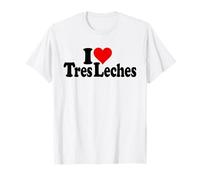 I Love Heart Tres LECHES Trois LAITS GÂTEAU T-Shirt