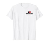 I Love Heart Tres LECHES Trois LAITS GÂTEAU T-Shirt