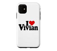 I Love Heart Vivian VIV NOM sur Un T-Shirt Coque pour iPhone 11