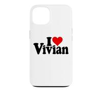 I Love Heart Vivian VIV NOM sur Un T-Shirt Coque pour iPhone 13