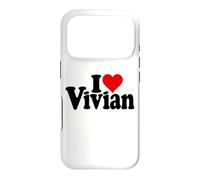 I Love Heart Vivian VIV NOM sur Un T-Shirt Coque pour iPhone 17 Pro