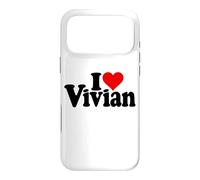 I Love Heart Vivian VIV NOM sur Un T-Shirt Coque pour iPhone 17 Pro Max
