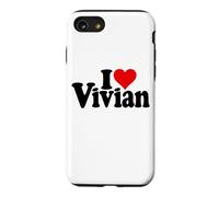 I Love Heart Vivian VIV NOM sur Un T-Shirt Coque pour iPhone SE (2020) / 7/8