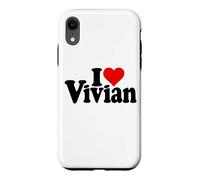 I Love Heart Vivian VIV NOM sur Un T-Shirt Coque pour iPhone XR