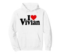 I Love Heart Vivian VIV NOM sur Un T-Shirt Sweat à Capuche