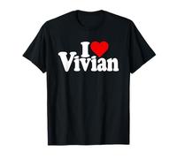 I Love Heart Vivian VIV NOM sur Un T-Shirt T-Shirt