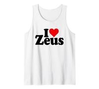 I Love Heart ZEUS NOM sur Un T-Shirt Débardeur