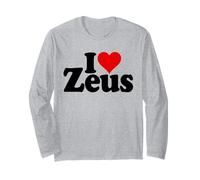 I Love Heart ZEUS NOM sur Un T-Shirt Manche Longue