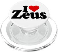I Love Heart ZEUS NOM sur Un T-Shirt PopSockets PopGrip pour MagSafe