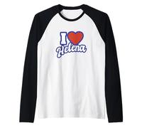 I Love Helena Montana Manche Raglan