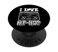 I Love Hip Hop - Hip Hop Musik Hip Hop Sachen Rap Hip Hop PopSockets PopGrip Adhésif