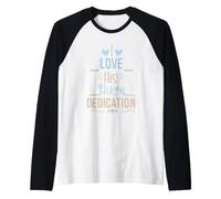 I Love His Huge Dedication Cute Couple Relationship Quote Manche Raglan