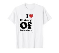 I Love History of Technology Student Major Graduation T-Shirt