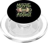 I Love Horror Movies Addict Retro années 80 PopSockets PopGrip pour MagSafe