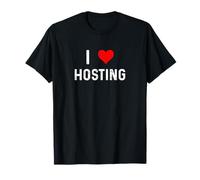 I Love Hosting - Restaurant Heart Host Dinner Hostess T-Shirt