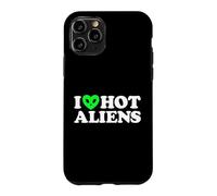 I Love Hot Aliens Drôle Extraterrestre SciFi ET Space UFO Coque pour iPhone 11 Pro