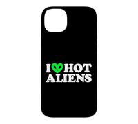 I Love Hot Aliens Drôle Extraterrestre SciFi ET Space UFO Coque pour iPhone 14 Plus