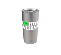 I Love Hot Aliens Drôle Extraterrestre SciFi ET Space UFO Gobelet isotherme en acier inoxydable double paroi