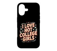 I Love Hot College Girls Campus Romance Crush Coque pour iPhone 17