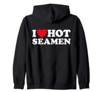 I Love Hot Seamen Nautical Ship Funny Soldat Boat Sailor Sweat à Capuche