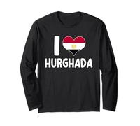 I Love Hurghada Vacation Design Plongée en Mer Rouge Manche Longue
