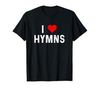 I Love Hymns - Cœur - Church Song Singing Choir Religion T-Shirt