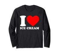 I Love Ice Cream, I Heart Ice Cream Manche Longue