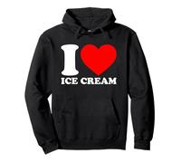 I Love Ice Cream, I Heart Ice Cream Sweat à Capuche