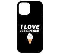 I Love Ice Cream Party Outfit Vanilla Soft Serve Gelato Cone Coque pour iPhone 12 Pro Max