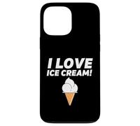 I Love Ice Cream Party Outfit Vanilla Soft Serve Gelato Cone Coque pour iPhone 13 Pro Max