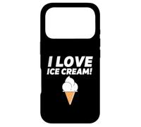 I Love Ice Cream Party Outfit Vanilla Soft Serve Gelato Cone Coque pour iPhone 17 Pro