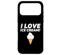 I Love Ice Cream Party Outfit Vanilla Soft Serve Gelato Cone Coque pour iPhone 17 Pro Max