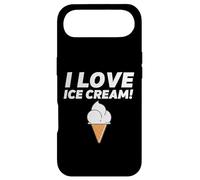I Love Ice Cream Party Outfit Vanilla Soft Serve Gelato Cone Coque pour iPhone Air