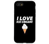 I Love Ice Cream Party Outfit Vanilla Soft Serve Gelato Cone Coque pour iPhone SE (2020) / 7/8