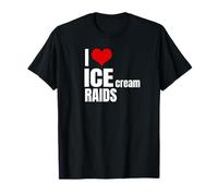 I Love Ice Cream Raids Funny Political Tees T-Shirt
