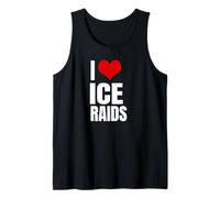 I Love Ice Raids Funny Political Tees Débardeur