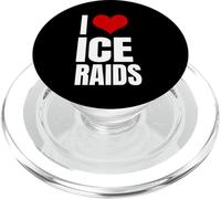 I Love Ice Raids Funny Political Tees PopSockets PopGrip pour MagSafe