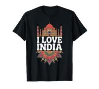 I Love India Taj Mahal Passionné T-Shirt