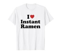 I Love Instant Ramen Funny Humor Retro T-Shirt