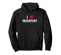 I Love Inventory - Heart Retail Shop Store Vente Entrepôt Sweat à Capuche