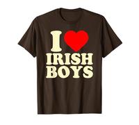 I Love Irish Boys Shirt, I Heart Irish Boys St Patricks Day T-Shirt