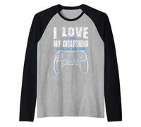 I Love It When My Girlfriend Lets Me Play Video Games Gamer Manche Raglan