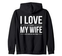 I Love It When My Wife Lets Me Go Golf Funny Golf Sweat à Capuche