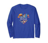 I Love Italy : Sicilia | T-Shirt Sicilia Love Sicilian Pride Manche Longue