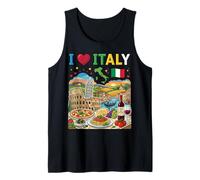 I Love Italy Souvenir de Voyage Italien Débardeur